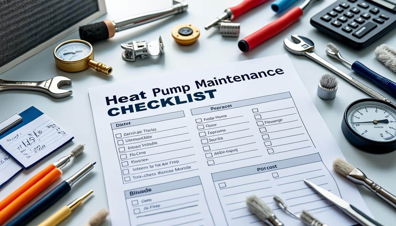 Entretien et maintenance de PAC : checklist annuelle et coût moyen d’intervention
