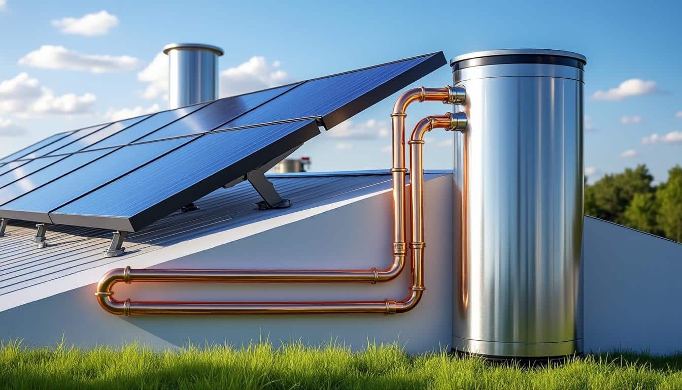 Chauffage solaire combiné : comment coupler capteurs thermiques et ballon mixte